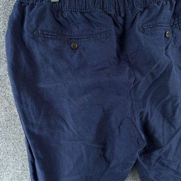 Vineyard Vines Navy Blue XL Men Linen Cotton Lyocell Pants Drawstring ACTL 37X30 - Picture 10 of 15